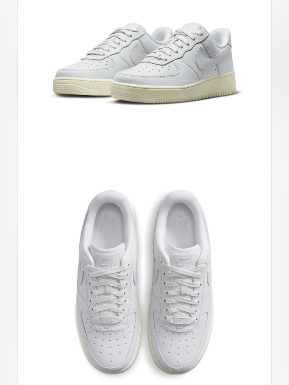 Nike Air Force 1 “Summit White” Low-Top Sneakers